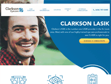 Tablet Screenshot of clarksonlasik.com
